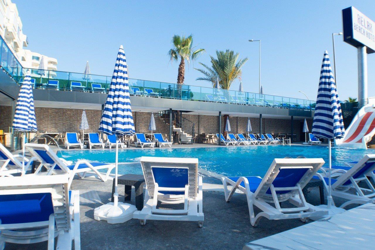 Relax Beach Hotel Alanya Exteriör bild